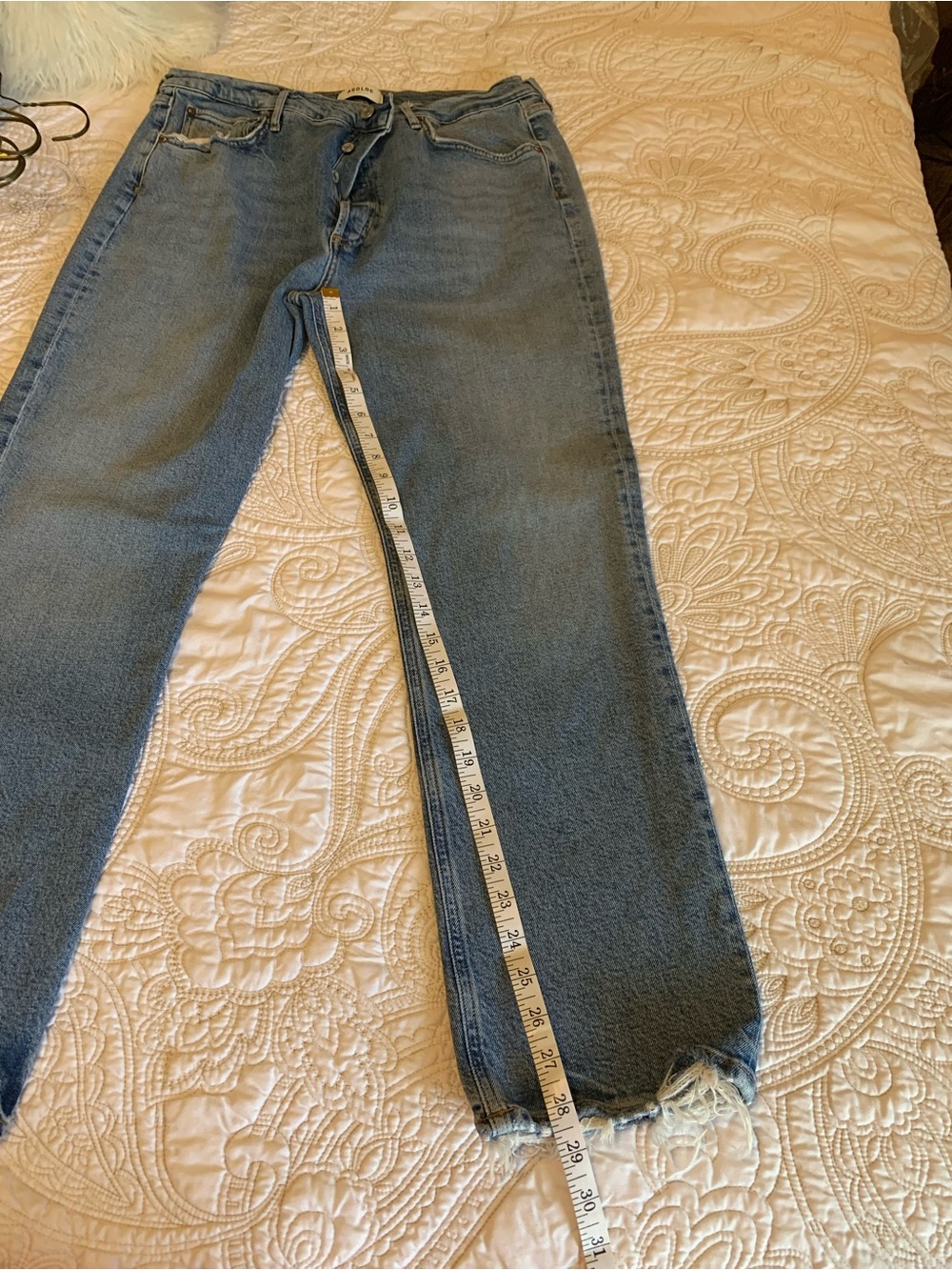 Like New - Agolde - High Rise Riley Long - Frequency - Size 32 - Picture 6 of 9